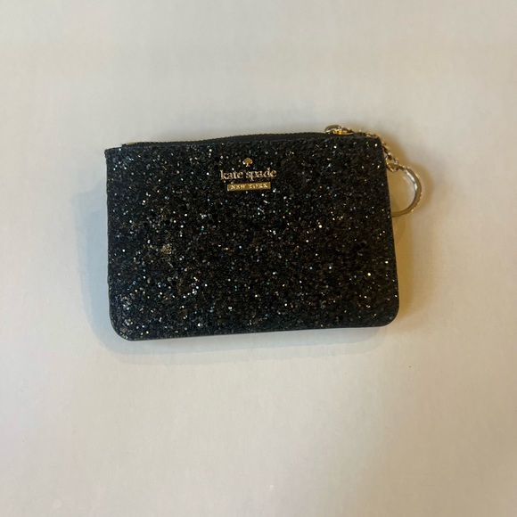 kate spade Handbags - Sparkly Kate spade zip coin purse